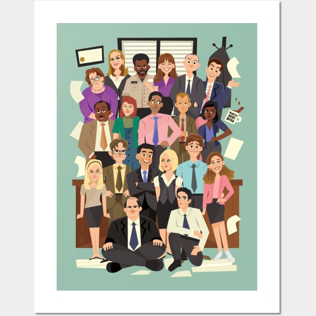 The Office Wall Art by risarodil